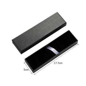 Boîte de rangement pour stylos en papier kraft, pinceaux de maquillage, boîtes d'emballage cadeaux, étui à crayons noir, fournitures de bureau d'affaires - Product Image 5