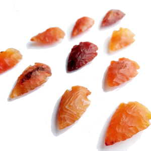 Pointe de flèche en pierre Agate de cornaline rouge naturelle Pointes de flèche en cristal Guérison Pointes de flèche en jaspe fantaisie Pierres précieuses Grossistes en cristal - Product Image 4