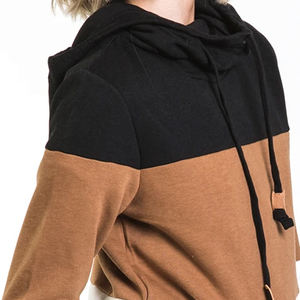 OEM y ODM servicio invierno frente personalizado colores y logotipo de algodón polar sostenible Streetwear pulóver con capucha para las mujeres - Product Image 6