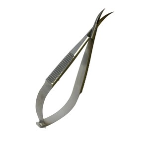 Micro ciseaux en acier inoxydable, Instruments chirurgicaux nauro, ciseaux à lame courbe et droite, OEM accepté - Product Image 2