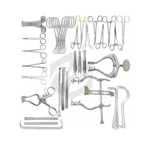Ensemble de chirurgie par laparotomie pédiatrique 51 pièces Instruments médicaux chirurgicaux médicaux complets Chirurgie pédiatrique réutilisable en acier inoxydable - Product Image 1