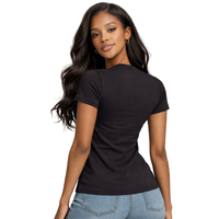 T-shirt d'été personnalisable en coton biologique noir 20 Zeta Phi Beta Sorority, inspiré des fondateurs, avec diamants, haute qualité