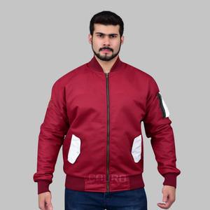 Blouson Bomber Unisexe Personnalisé en Satin 100% Léger et Respirant, Réversible, Coupe-Vent, pour Automne/Hiver – Vente en Gros - Product Image 1