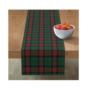 Chemins de table lisses et légers en coin à onglet 100% coton de couleur marron parfaits pour la décoration de salle à manger de déjeuner de petit déjeuner - Product Image 6