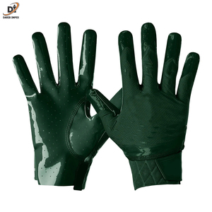 Prix de gros Gants de football américain en cuir de haute qualité Super collants meilleure prise en main conception personnalisée logo personnalisé imprimé - Product Image 6