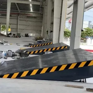 Outstanding 12 Ton Dock Leveler For Truck Lithium Battery 24V Hydraulic Loading Ramp Lifting Equipment For Warehouse in Vietnam