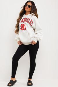 Sports <b>Gym</b> Heavy Weight 500 GSM Causal Wear <b>Hoodie</b> and Sweatshirts <b>for</b> Women's Long Sleeve Cotton Screen Printed <b>Hoodie</b> - Product Image 3