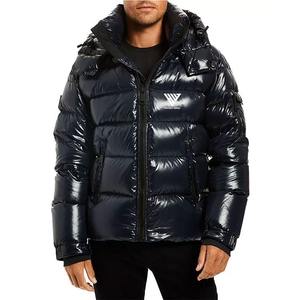 Nouvelle arrivée Veste matelassée à capuche vintage pour hommes et logo personnalisé imprimé Vêtements d'hiver Veste matelassée grande taille - Product Image 1