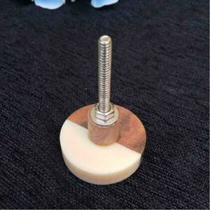 Diamond Design <b>Black</b> And White Resin And Wood <b>Door</b> <b>Knob</b> Custom Color Shape Size Made in India - Product Image 3