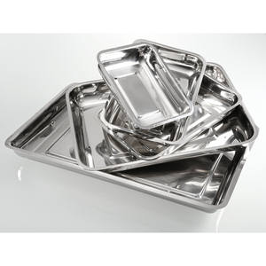 Tazón Bajo de Acero Inoxidable, Compacto, Robusto e Higiénico, Forma Angular - Burkle GmbH, Hecho en Alemania - Product Image 3