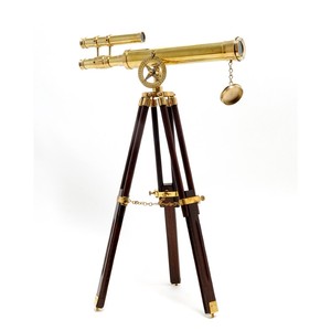 Soporte de Aluminio para Telescopio de 46 cm, Modelo Decorativo Náutico de 44.5Lx5.7Wx66H cm, Diseño Costero, Ligero, para Mesa, Estilo Antiguo - Product Image 1