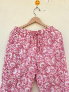 ชุดนอนลำลองสุดหรูแบบเรียบลื่นพิมพ์ลายดอกไม้ผ้าฝ้ายสำหรับ100% ฤดูใบไม้ผลิฤดูร้อนฤดูใบไม้ร่วงฤดูหนาว - Product Image 4