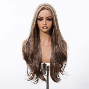 DWY Glueless HD Lace Front Synthetic <b>Wig</b> 30-32 Inches Loose Wave Body Wave <b>Wig</b> Heat Resistant Fiber - Product Image 3