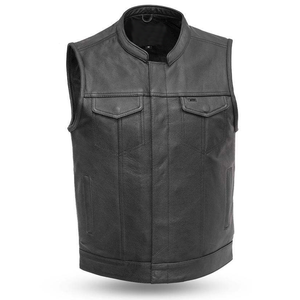Gilet en cuir Blaster pour homme - Product Image 1