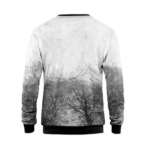 เสื้อสเวตเตอร์ปักลายแนวสตรีทสำหรับผู้ชายคอกลมสีพื้นทันสมัยออกแบบได้ตามต้องการ - Product Image 2