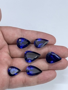 Gema de tanzanita Natural, 89,80 cts, AAAAA calidad superior, Color azul real, forma de pera, lote variado de tamaño de Sadiya internacional - Product Image 2