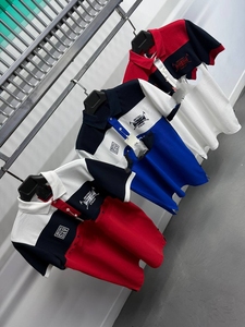 T-shirt uni pour homme 100 % coton tissé, manches courtes, col en V, décontracté, respirant, écologique, OEM ODM, logo personnalisé, étiquette privée sur le devant - Product Image 4