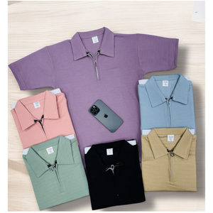 <b>Zip</b> Up High Quality Custom Your Own Design Logo Polyester Spandex Print Golf Plus Size Polo <b>Shirts</b> <b>Zip</b> Up T-<b>Shirts</b> From India - Product Image 1