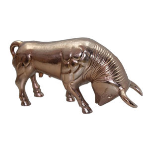 Meilleures ventes Sculptures d'animaux en aluminium Figurines abstraites Nickel fini pour la maison Salon Sculpture décorative de table - Product Image 4