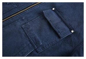 Veste matelassée d'hiver pour homme en toile polyester/coton, coupe-vent, à capuche, service OEM pour la vente en gros - Product Image 5