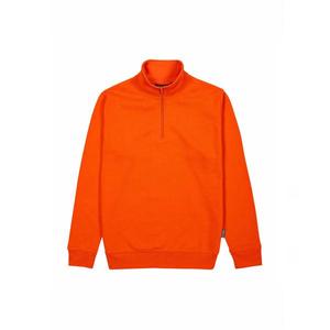Sudadera TAUTRA naranja con media cremallera cepillada, ropa de trabajo, para hombre y mujer - Product Image 1