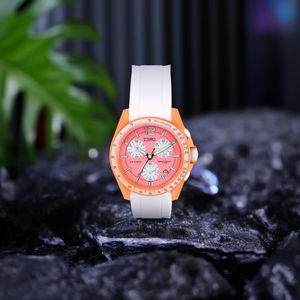 Reloj SUN & MOON 42mm Blanco y Naranja ZZ9001H - Product Image 3