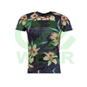 T-shirt formel pour homme en coton 100% écologique, tricoté sur mesure, vente en gros, manches courtes - Product Image 2