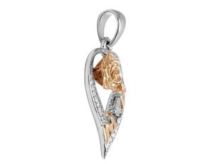 Pendentif en argent S925 serti de diamants Moissanite de luxe de haute qualité pour femmes, idéal pour toutes les occasions, mariage, cadeau, fête - Product Image 4