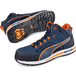Bottes de sécurité Crosstwist MID S3S FO HRO SR 20345:2022 Taille 43 Bleu/Orange Protection Fitness - Product Image 2