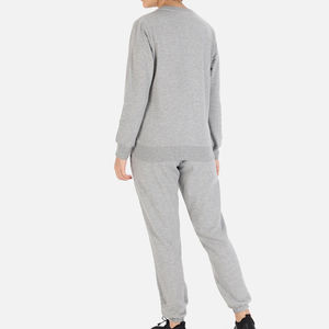 Wholesale Solid Hoodies Set Custom <b>Spraying</b> 2025 Unisex Women Jogging Set 100% Polyester Reversible - Product Image 4