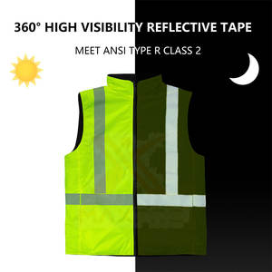 Wholesale Solid Color Safety <b>Reflective</b> <b>Vest</b> Light Weight High Quality Safety <b>Reflective</b> <b>Vest</b> - Product Image 4