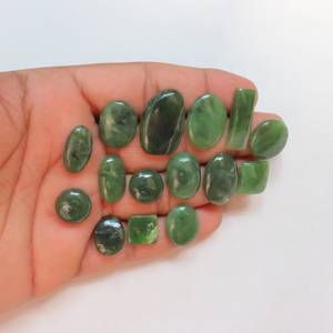 Colección Exclusiva 2026, 15 Piezas de Jade Nefrita Natural de Primera Calidad, Cabujones Sueltos para Joyería - Product Image 4