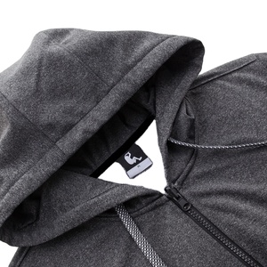 Sweat-shirts à capuche pour hommes en coton 100% de haute qualité, logo personnalisé brodé, épais, nouveaux styles d'hiver, teinture unie, approvisionnement en vrac, 300g - Product Image 5