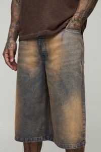 กางเกงขาสั้นผ้ายีนส์ของผู้ชายผ้าฝ้าย100% 2026ปักโลโก้เสื้อผ้าแนวสตรีทสวมใส่สบายฮิปฮอประบายอากาศ - Product Image 2