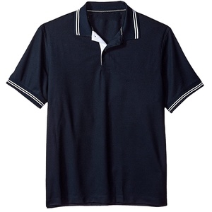 Camisetas de Polo de Golf para Hombre, de Poliéster, de Secado Rápido, Elásticas en Cuatro Direcciones, Transpirables, Antibacterianas, de Talla Grande, con Logotipo Personalizable OEM - Product Image 1