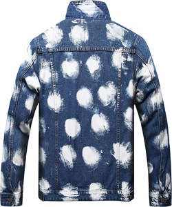 Vestes en jean pour hommes Vestes en jean pour hommes Manches longues 2 poches avant Vestes en jean pour hommes Vestes respirantes de haute qualité avec logo personnalisé Couleurs - Product Image 5