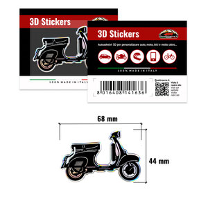 Pegatina Personalizada 3D para Vehículos Vespa - Product Image 2