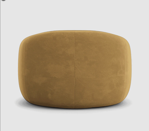 Ghế sofa đơn phong cách tối giản hiện đại Atunus, màu nâu, chất liệu vải, tựa lưng cong, mút cao cấp. - Product Image 6