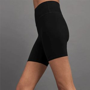 Short de sport noir sans couture pour motard-Short d'entraînement à taille haute et extensible pour femme, idéal pour le yoga, la salle de sport - Product Image 4