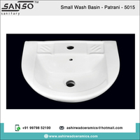 Lavabo mural ovale SANSO 450x350MM finition brillante à trou unique, petit lavabo, garantie 5 ans, approvisionnement en gros, prix bas