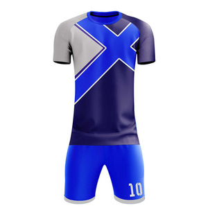 Latest Model Sublimation Soccer Uniforms With Custom Logo Full Sublimation Men Soccer Wear Uniforms In Low MOQ Anti Becterial - Product Image 2