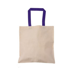 Bolso de mano de algodón ecológico de moda elegante reutilizable 100% puro algodón de lona bolsas de compras para la venta - Product Image 3