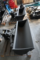Accessoires pour mini-excavatrice à usage domestique : godet inclinable pour excavatrice