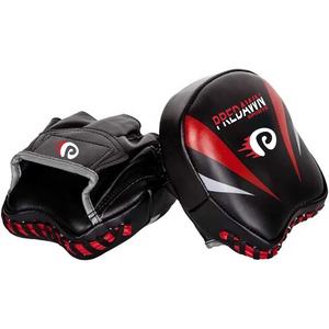 Manoplas de enfoque de cuero genuino PREDAWN hechas a medida, nuevo diseño, negro, profesional, suave, boxeo, entrenamiento, absorción de humedad - Product Image 4