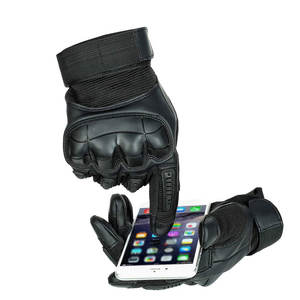 Cómodos guantes de carreras de motos de dedo completo para deportes Guantes de moto de cuero de alta calidad para exteriores - Product Image 3