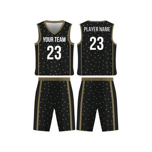Uniforme de baloncesto Camiseta deportiva y pantalones cortos Logotipo cosido personalizado Sublimación Camiseta de baloncesto - Product Image 1