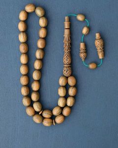 Tasbih ไม้หรูหราที่ออกแบบมาสำหรับการนมัสการอิสลามที่เงียบสงบโดยมีลูกปัดอธิษฐานทำจากไม้ธรรมชาติที่มีน้ำหนักเบา - Product Image 3