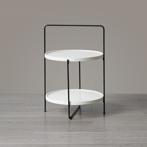 Table ronde en métal moderne et de luxe en pierre à double rangement Vente en gros Fabriqué en Inde Bureau Maison Chambre Restaurant hôtel - Product Image 6