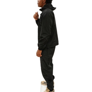 Custom Logo Men Windbreaker Jacket <b>Pants</b> Set Reflective Waterproof Tracksuit Streetwear Activewear Wholesale - Product Image 1