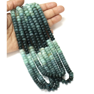 ลูกปัดควอตซ์สีรุ้งหลากสีสวยงาม รูปทรงกลมเรียบ ขนาด 7-8 มม. คุณภาพเกรด AAA ความยาว 15 นิ้ว สำหรับทำเครื่องประดับ - Product Image 1